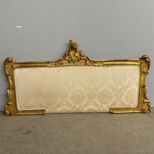 Antica testata letto testiera Luigi Filippo 1840 foglia oro . Mis Largh 192