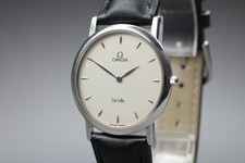 [Quasi MINT] OMEGA De Ville Cal.1478 Orologio Uomo Quarzo Quadrante Argento...