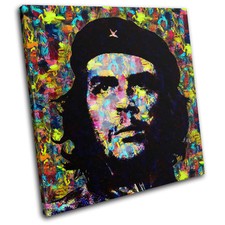 Stampa immagine Che Guevara Pop Iconic Celebrità TELA SINGOLA ARTE DA PARETE