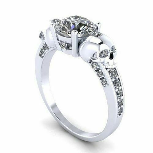 Anello fidanzamento teschio - anello, di