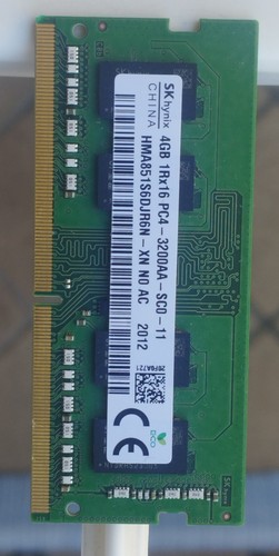 Memoria ram 4gb hynix - memoria,