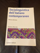 SOCIOLINGUISTICA DELL'ITALIANO