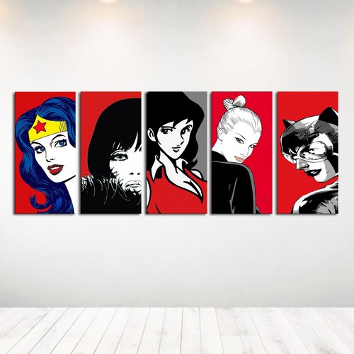 Set quadri stile pop art - set,