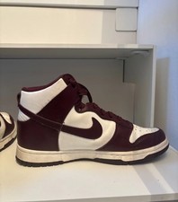 Nike Dunk High Sail Team Red Womens 