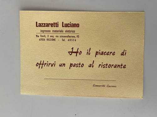 Riccione lazzaretti luciano - -,