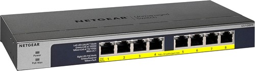 Netgear gs108pp switch - poe, 8
