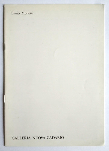 Catalogo ennio morlotti arte - morlotti,