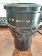 Obiettivo anamorfico cinemascope per proiettore 16 e 35 mm rectimascope