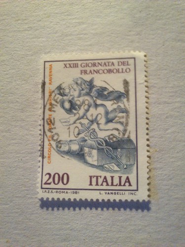 Francobollo italia 1981 23ª - italia,