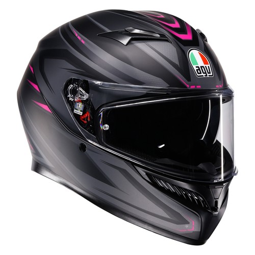 Agv syth nero opaco rosa - nero, opaco/rosa