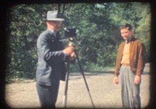 “Amateur Movie Shoot” (1942) 8mm Film Home Movie, Skating, Rockefeller Ctr +, VS
