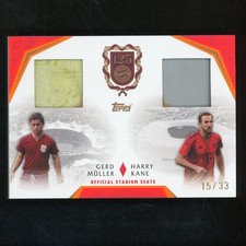 2024-25 Gerd Muller Harry Kane Topps 125 anni sedili ufficiali stadio 15/33 V072