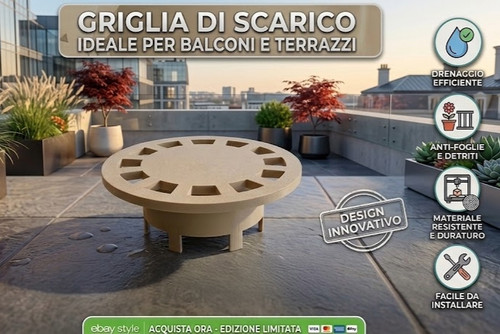 Griglia scarico scolo acqua - scarico,