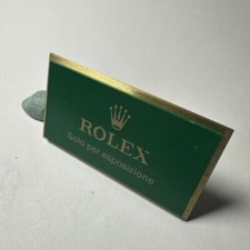 Rolex Tag for table exposition