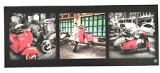 Quadro pannello decorativo in legno compatto, Vespa Piaggio Px Special 50X20X2cm