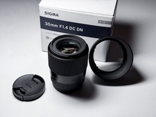 Sigma 30mm lens - f/1.4, for