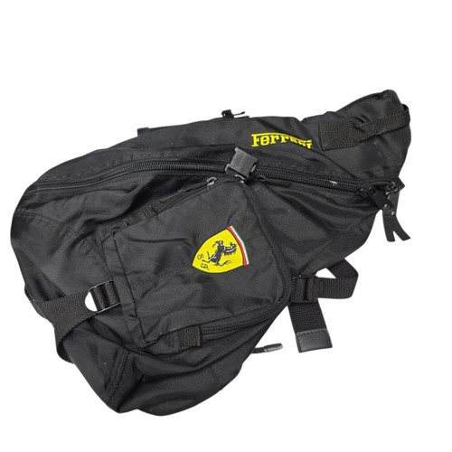 Borsa tracolla ferrari nera - a,