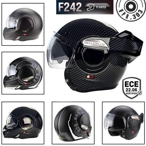 Casco moto modulare viper - moto,