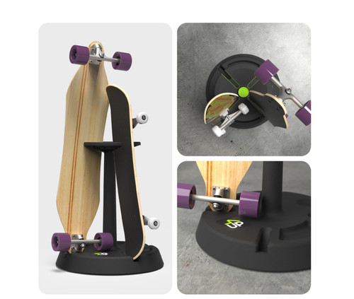 Skateboard stand - 4-up,