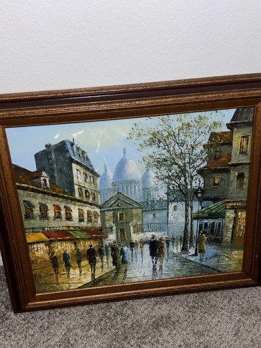 Quadro vintage impressionista - quadro,