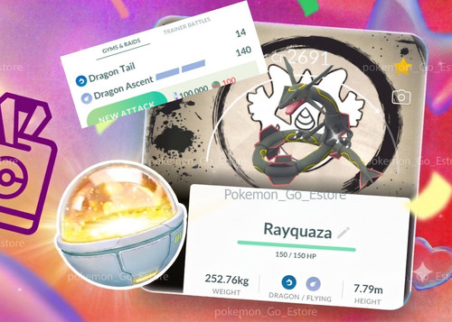 Rayquaza dragon ascent lucky - dragon,