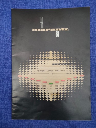 Catalogo marantz 1981 - hi-fi,