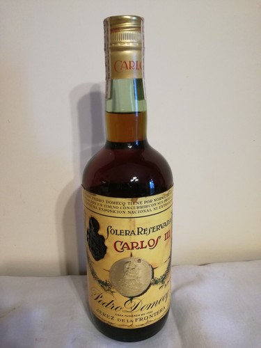 Brandy pedro domecq carlos - pedro, iii