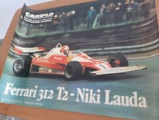 NIKI LAUDA, Ferrari 312 T2, anni 70 POSTER ORIGINALE sponsor GRAN PREMIO DI MONZA 