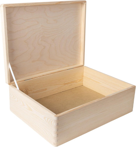 Grande scatola legno con - xl,