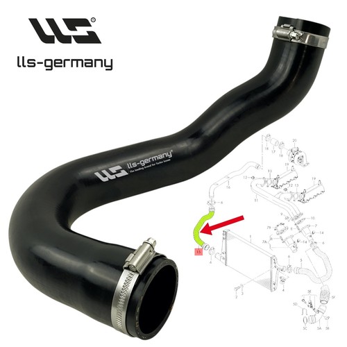Turboscarico tubo intercooler - tubo,