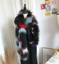 Real Fox Fur Scarf Shawl Wraps