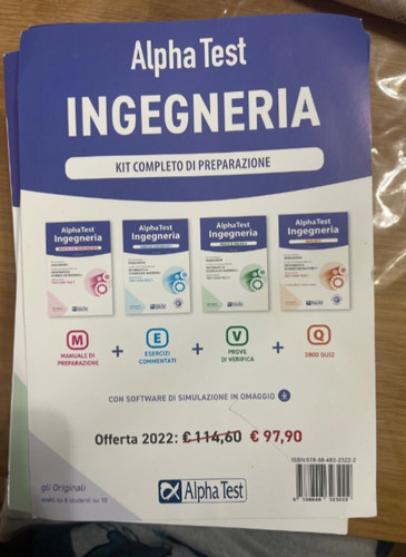 Libro alpha test - libro, test.