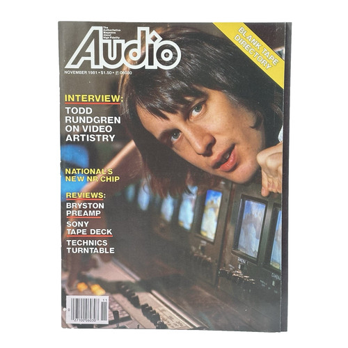 Audio magazine novembre 1981 - magazine,