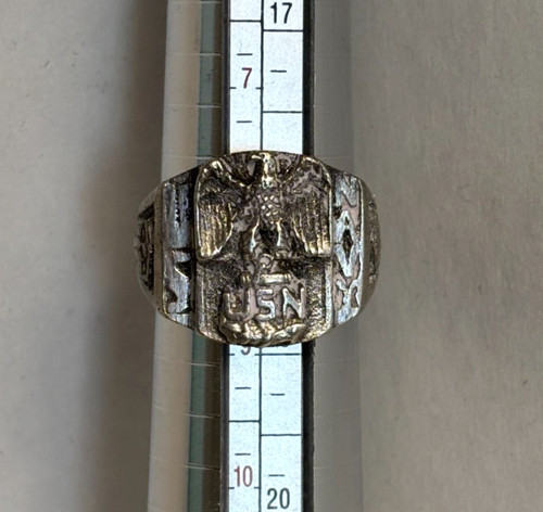 Anello vintage ww2 navy - vintage,