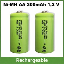 2x 2/3AA Batteria 300 MAH 1,2