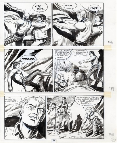Zagor tavola originale di - -,