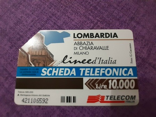 Scheda telefonica rara - telefonica,