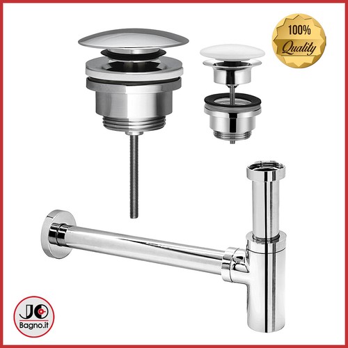 Sifone scarico lavabo con - lavabo,