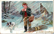 Cartolina d'epoca di Natale