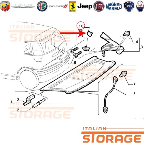 Fiat punto tappo grigio - gt,