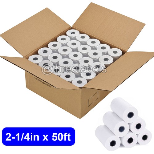 50 carta termica - 1/4", x