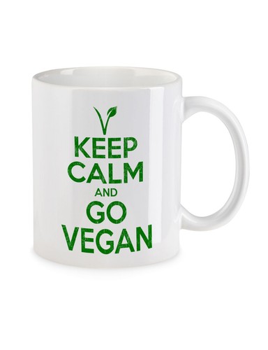 Tazza caffè vegana keep calm - tazza,