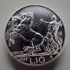 Italia 1927-R 10 Lire Vittorio