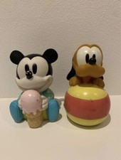 Pupazzi in gomma baby Topolino e baby Pluto