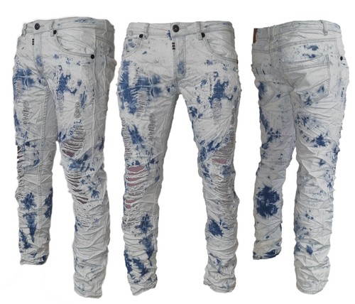 Jeans uomo strappati slim - uomo,
