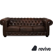 Chesterfield Pelle Marrone