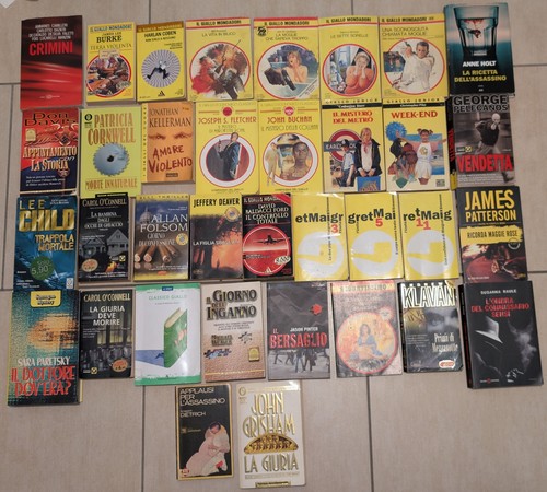 Lotto libri romanzi gialli - romanzi,