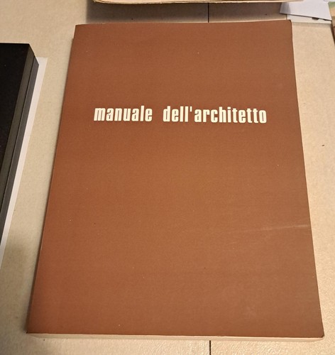 Manuale dell architetto - manuale, dell'architetto