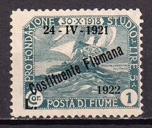 Fiume 1922 fondazione studio