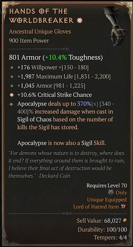 Hands the worldbreaker - of,